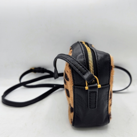 Aritzia Auxiliary Cow Leather Leopard Print Crossbody Purse - Picture 4 of 16